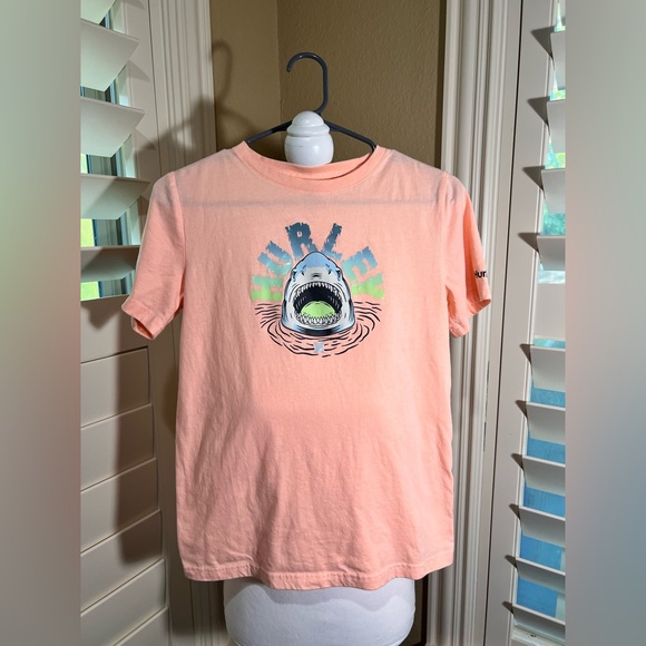 Hurley Coral Tee with Shark Design - Picture 1 of 4